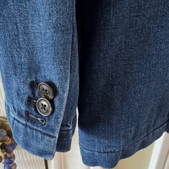 J. Crew Blue Denim Blazer - Picture 9 of 9